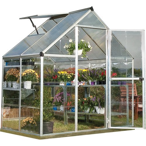 Sun Room 2 - 6' x 12' - Clear - Walk-In Greenhouse Kit